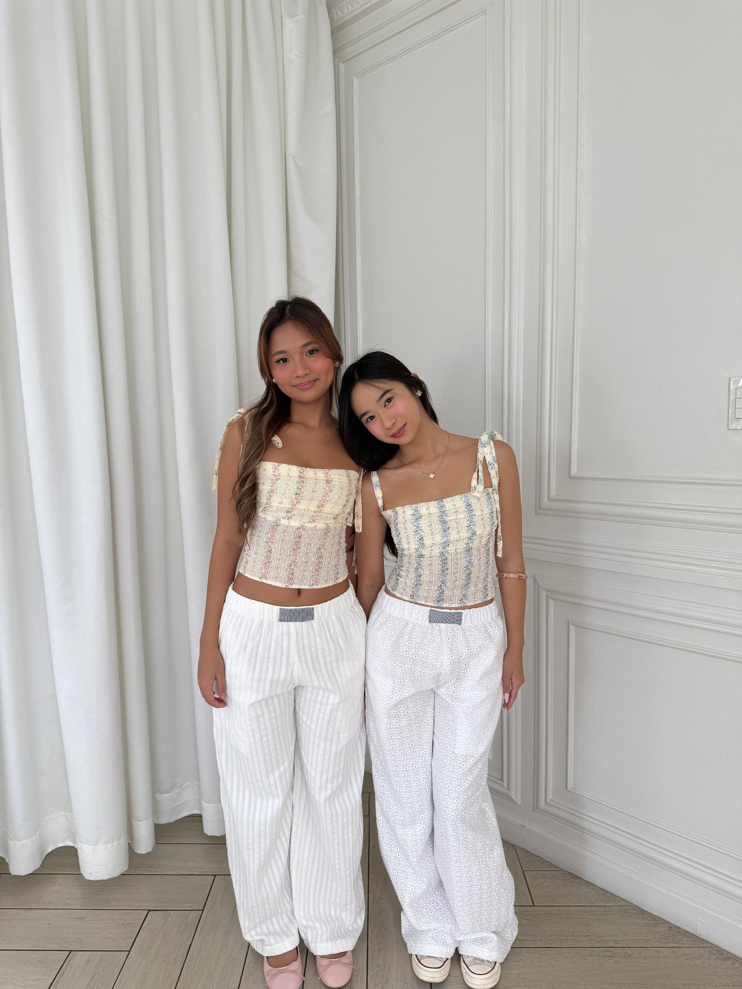 Brookie Pants in Shell White