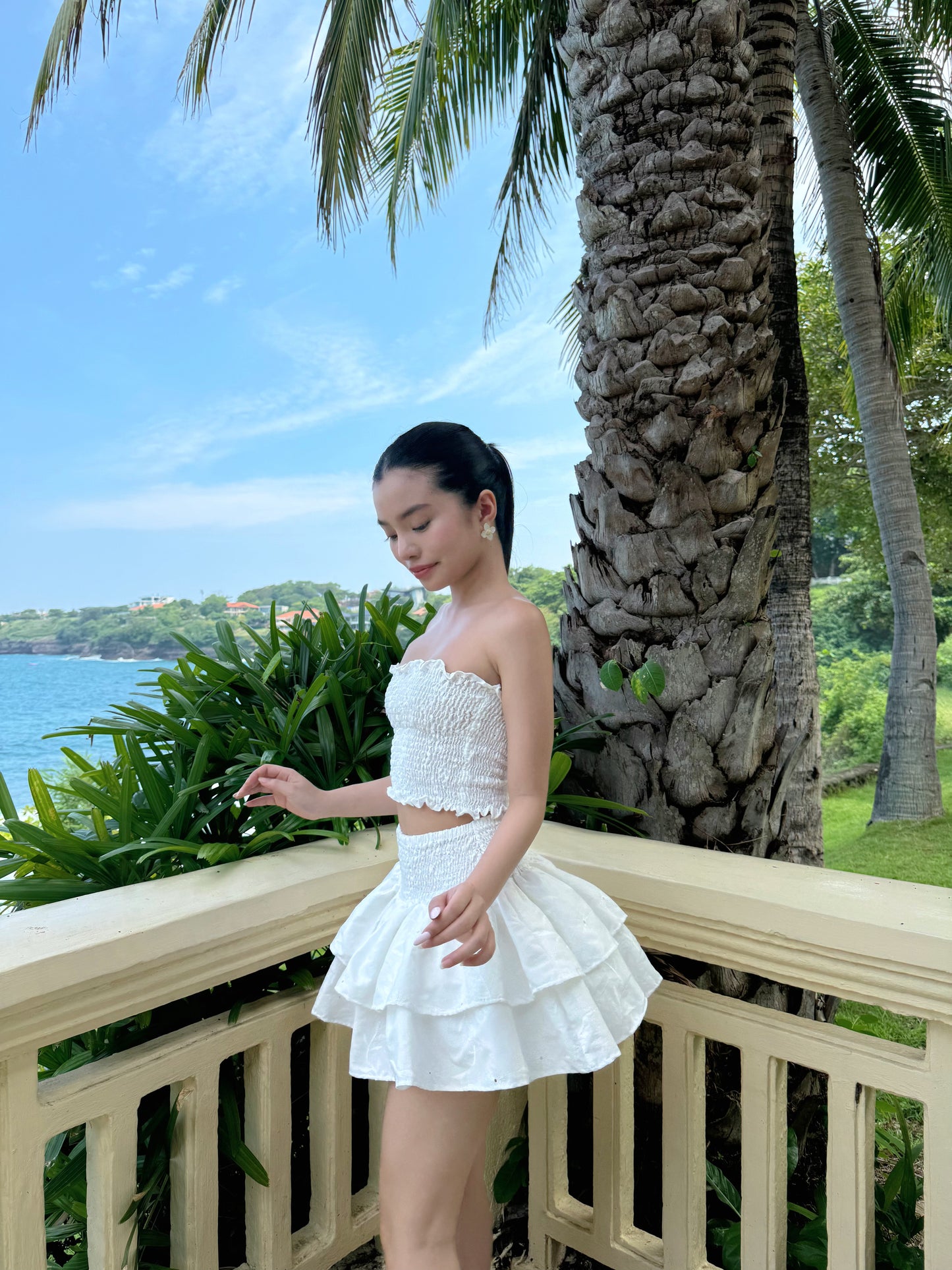 Kaia Set in Shell White