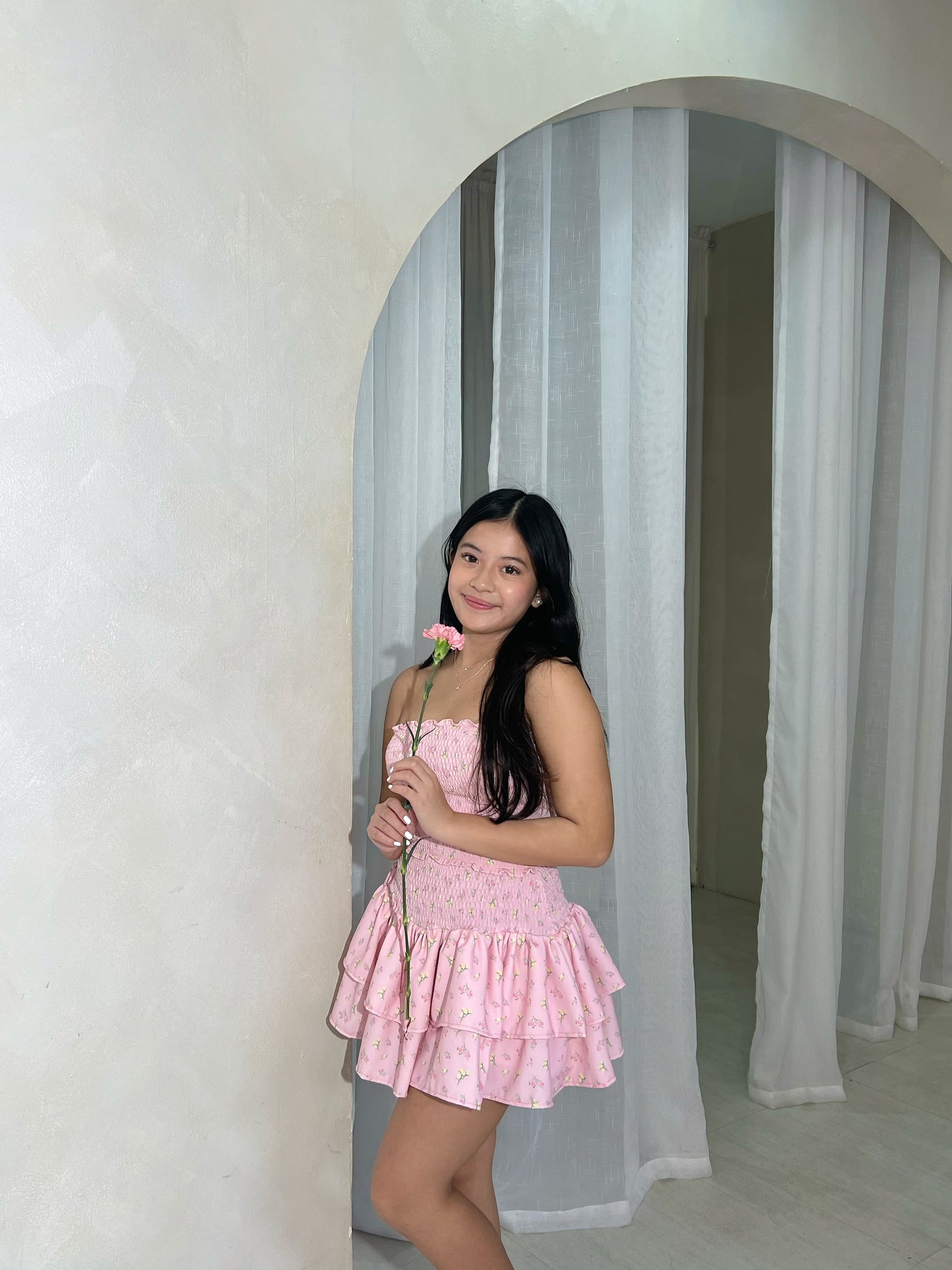 Kaia Set in Bloom in Pink
