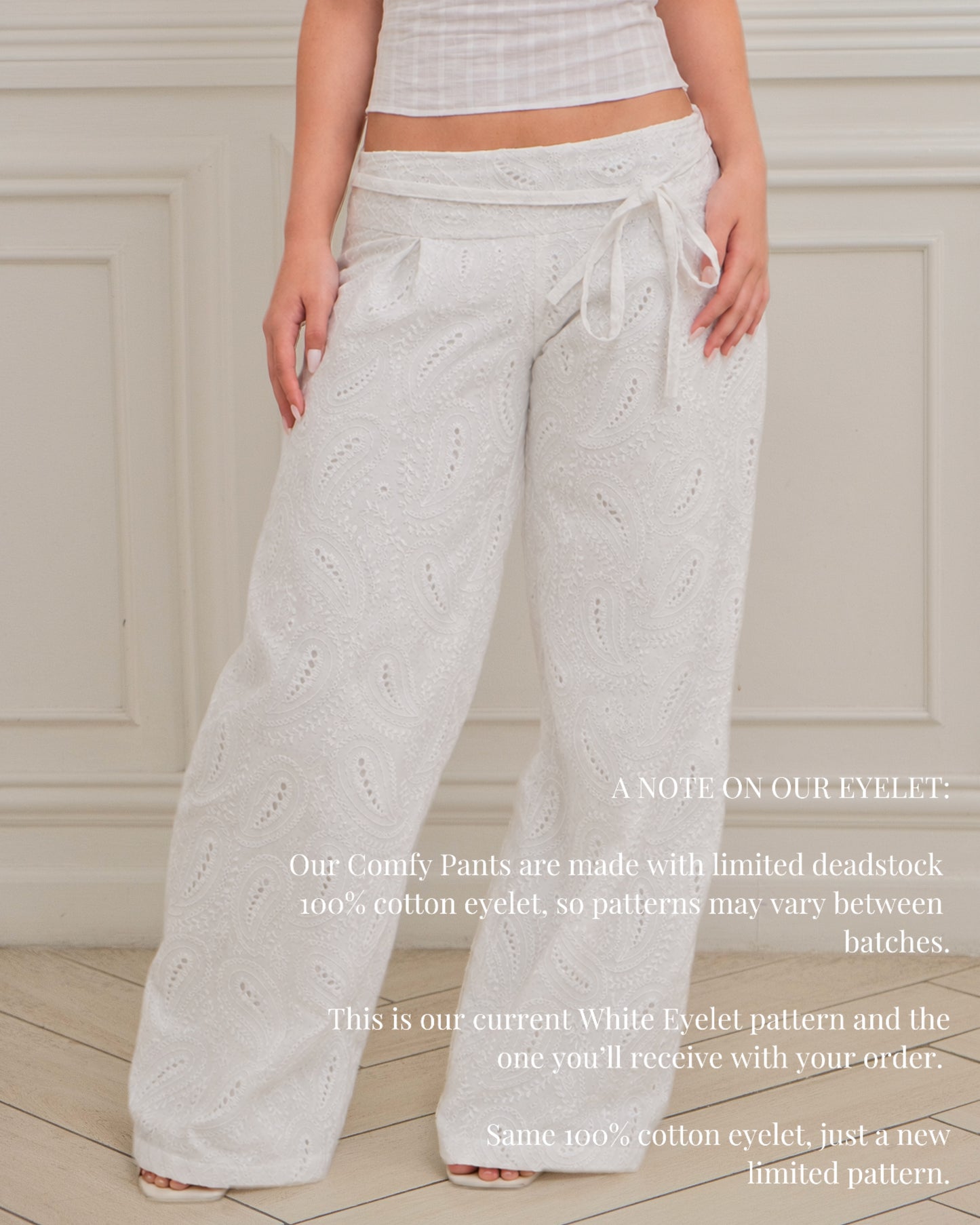 Comfy Pants in Eyelet (Limited Edition)