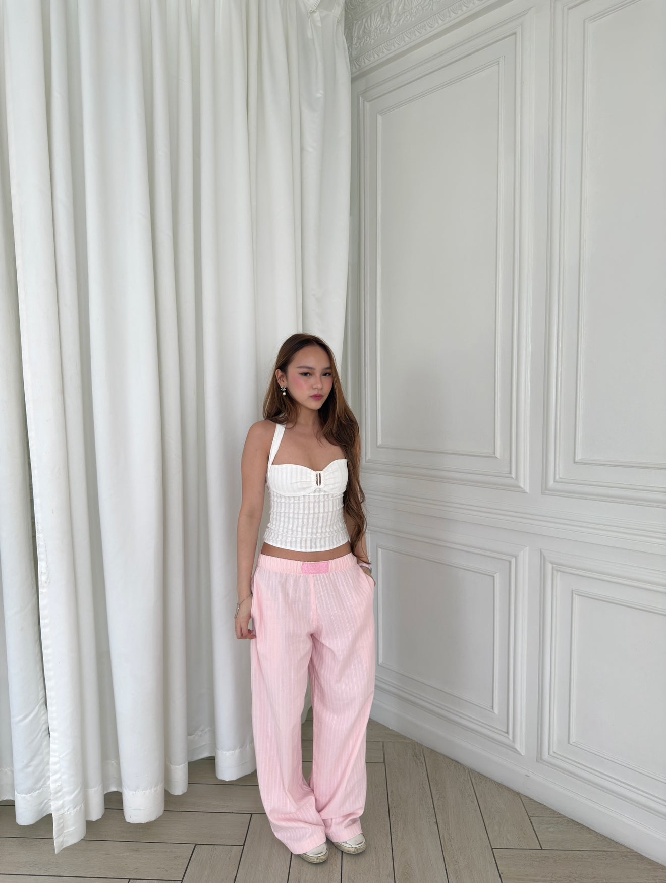 Brookie Pants in Baby Pink