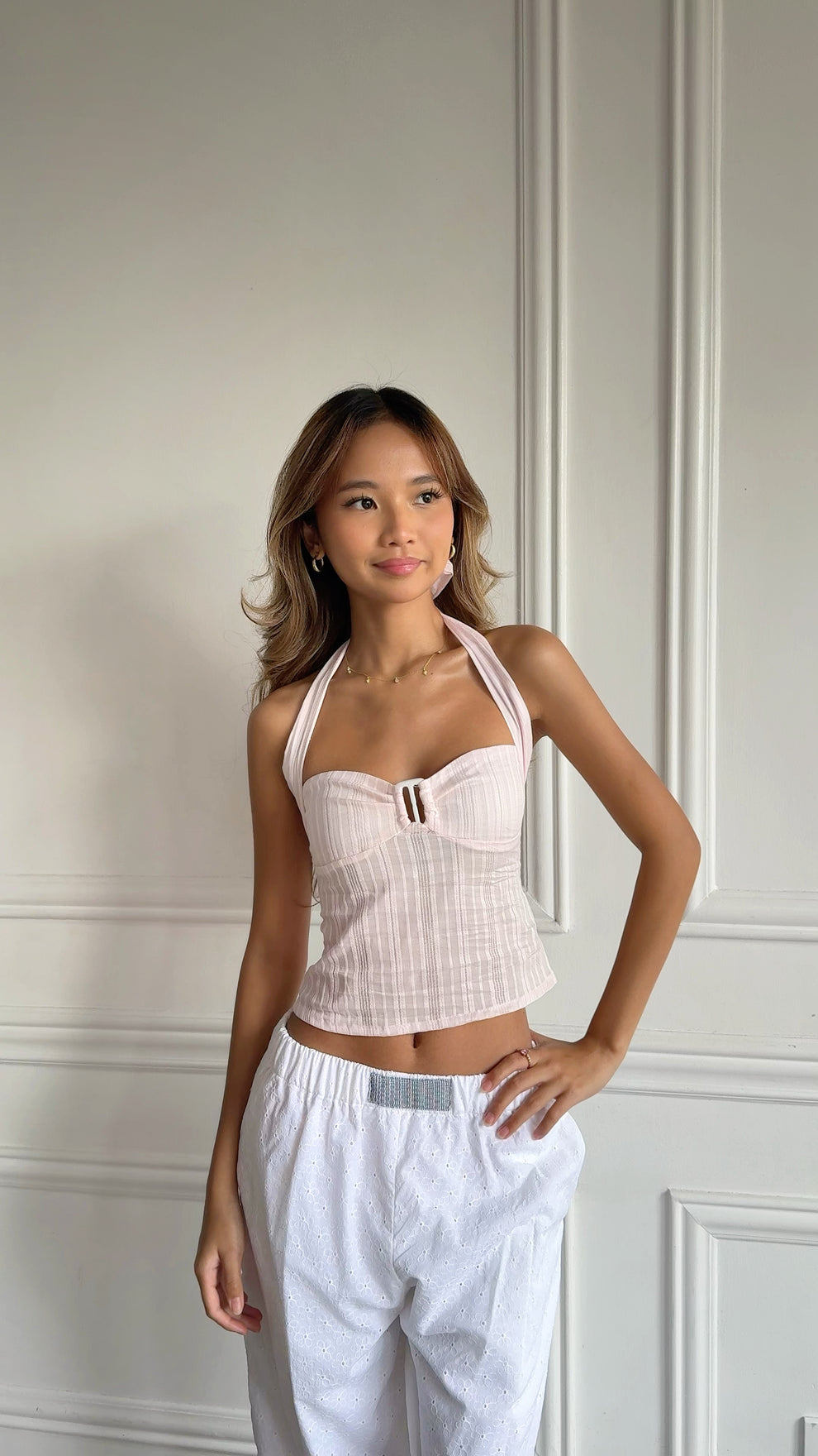 Elena Top in Baby Pink – Isa the Label