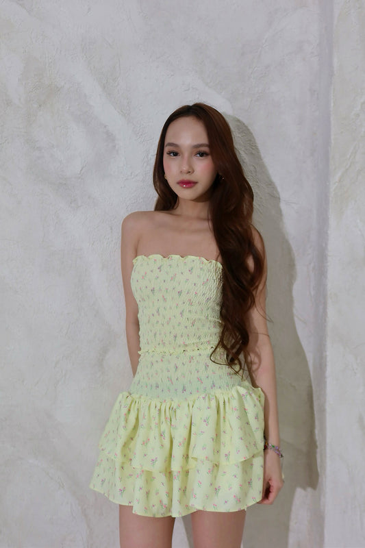 Kaia Set in Bloom in Yellow